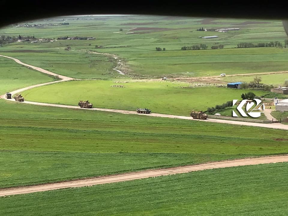 Hêzên Rûsî û Tirkî gereke çavdêriyê li rojhilatê Qamişlo dikin